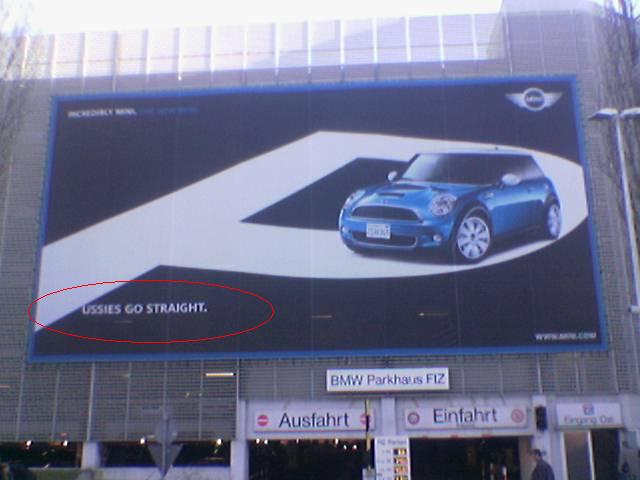 Pussies go straight!