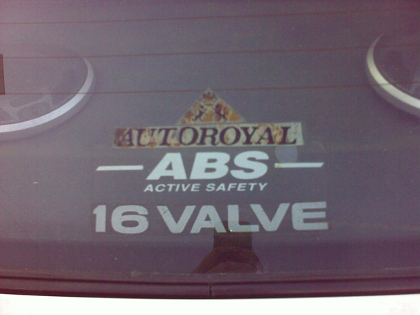 Въпросната лепенка